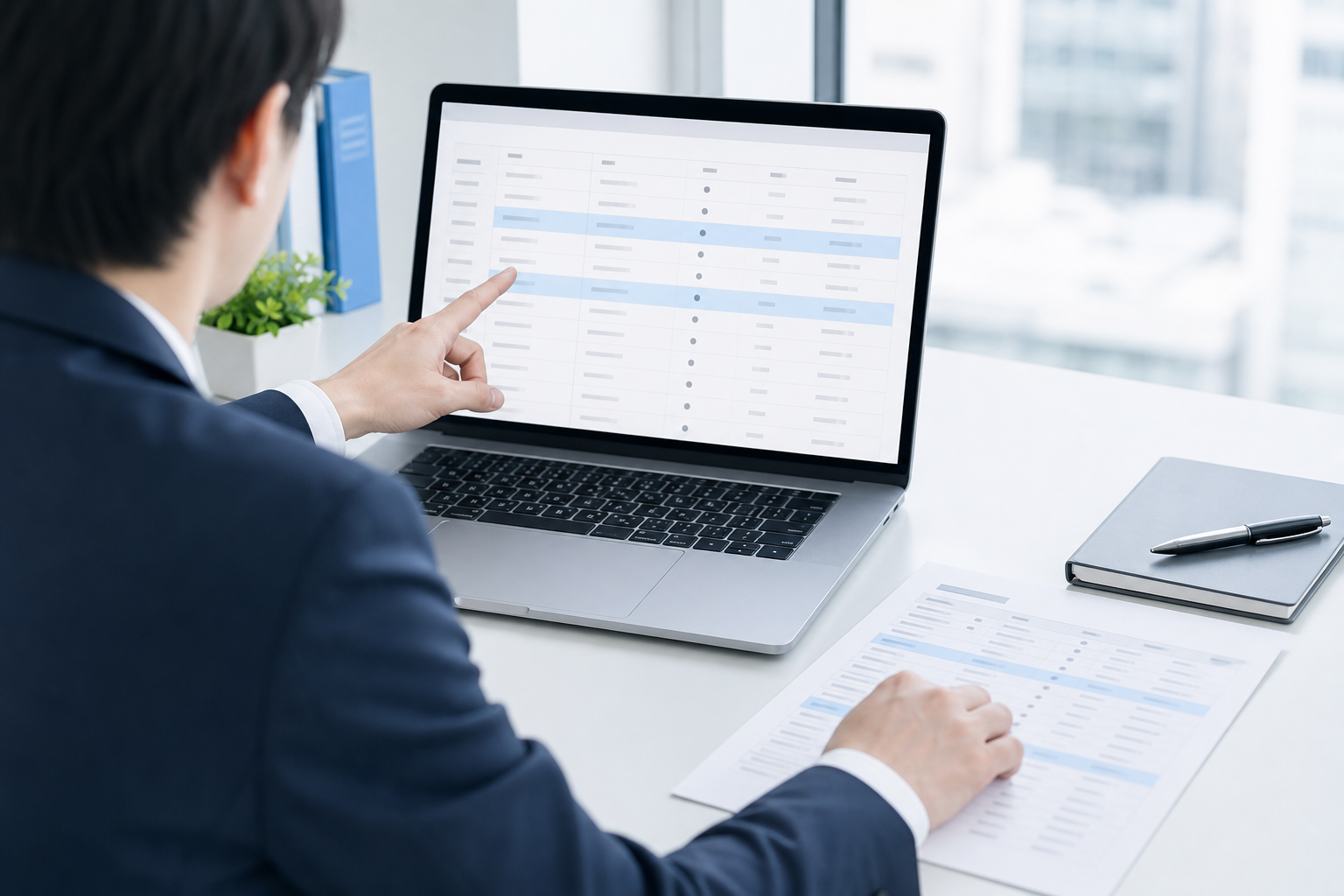 画面上でAIの読み取り結果を人が最終確認するイメージ